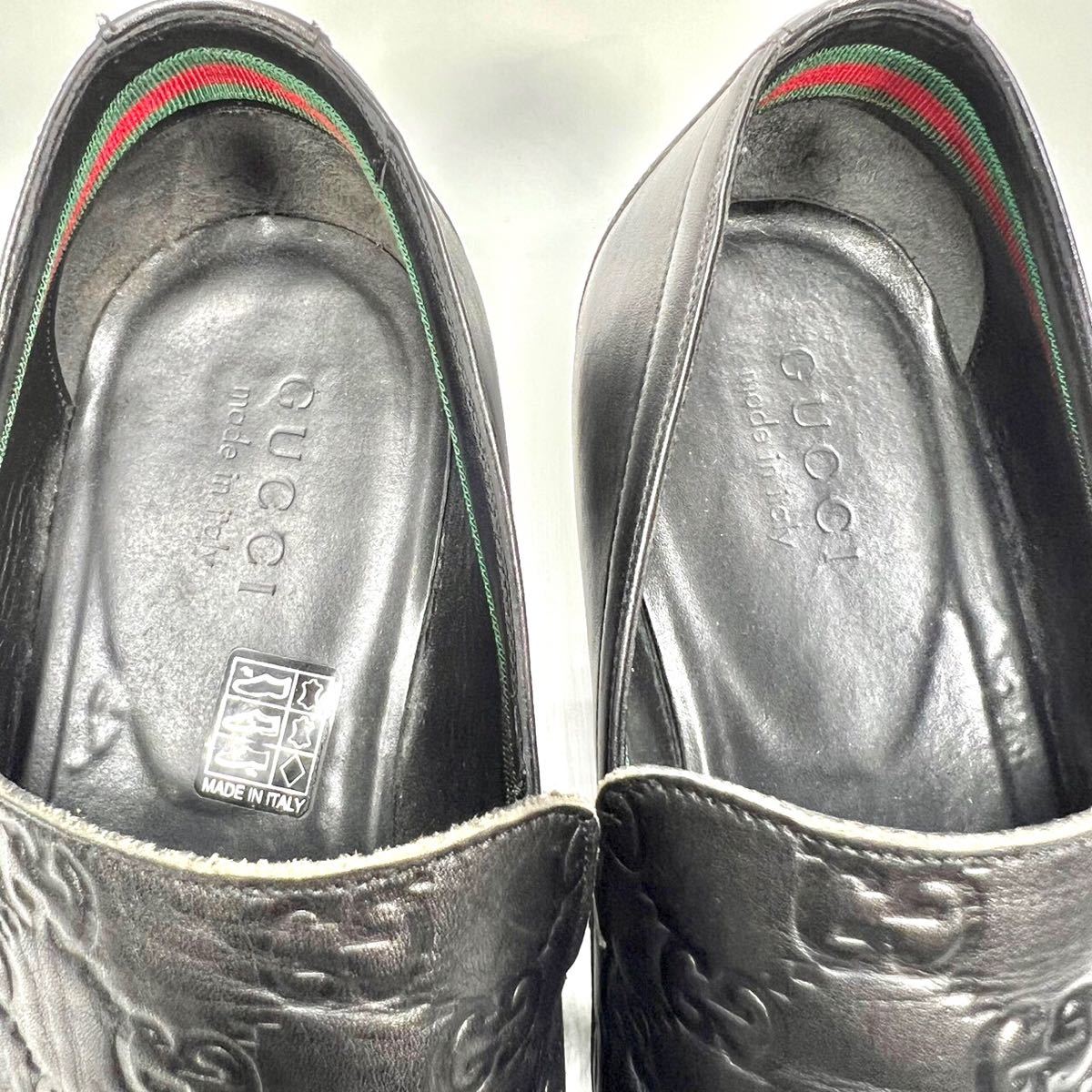 GUCCI グッチ 革靴 ローファー GG シェリーライン 42 27 0cm GUCCI グッチ 革靴 ローファー GG シェリーライン 42 27 0cm