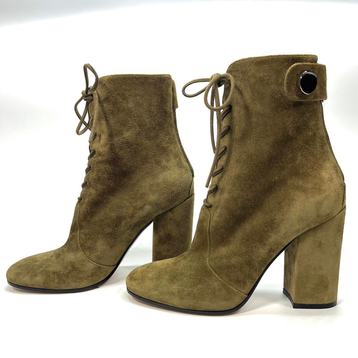 Gianvito Rossi ジャンヴィットロッシ ショートブーツ スエード-