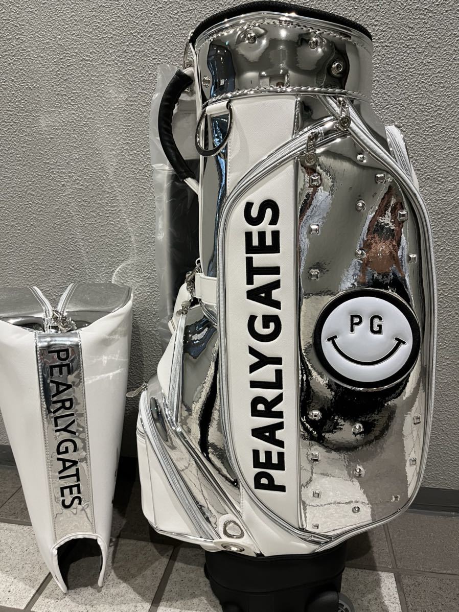 PEARLY GATES パーリーゲイツ キャディバッグ 限定品 シルバー-