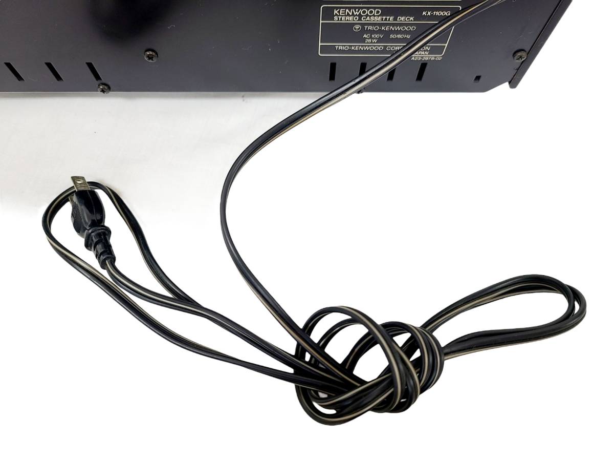 KENWOOD ステレオカセットデッキ KX-1100G お取り寄せ受注生産 家電