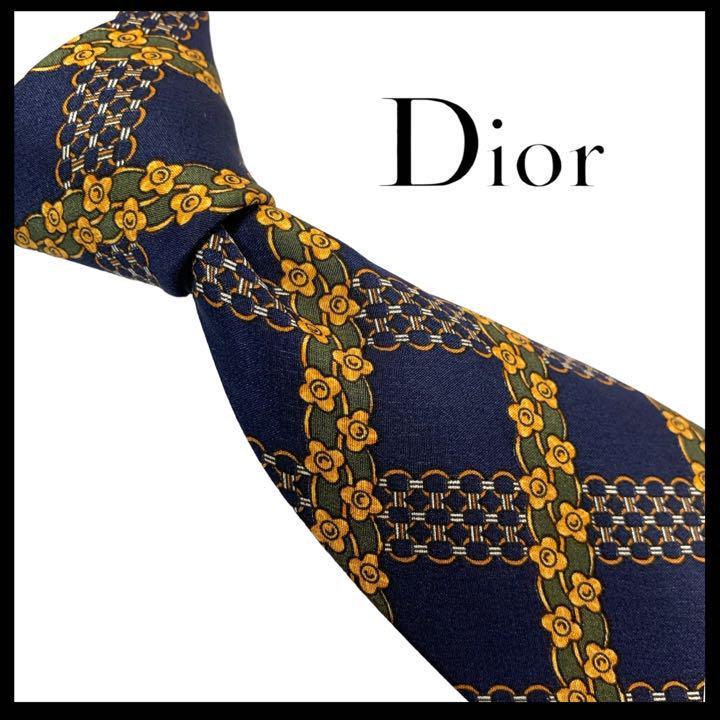 人気No.1 CHRISTIAN DIOR クリスチャンディオール ネクタイ チェック