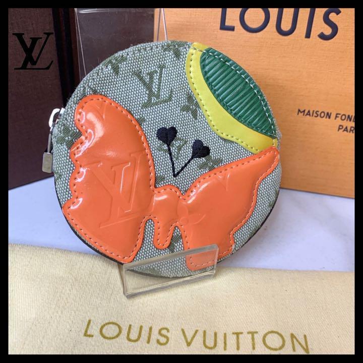 ◇美品◇ ヴィトン モノグラムミニ ポルトモネロン コインケース 蝶々
