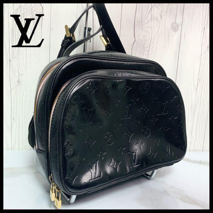 ◇美品◇ ヴィトン LOUIS VITTON ヴェルニ マーレイ リュック 黒