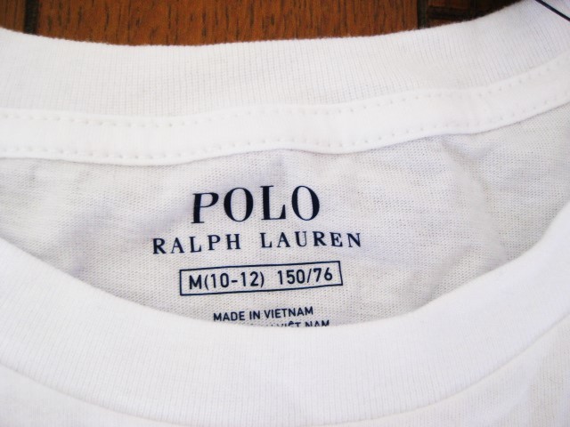  last exhibition ~* Ralph Lauren. T-shirt 1 sheets 150cm small pattern . woman also Polo Bear domestic company store buy *