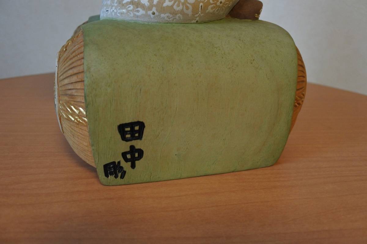 ◇骨董 木彫◇彩色 大黒天像 平櫛田中 作 共箱 | www.crf.org.br