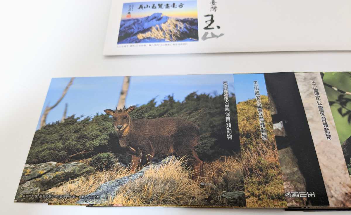 玉山國家公園保育類動物 動物図録 記念切手 ポストカード コレクション　アンティーク　切手_画像9