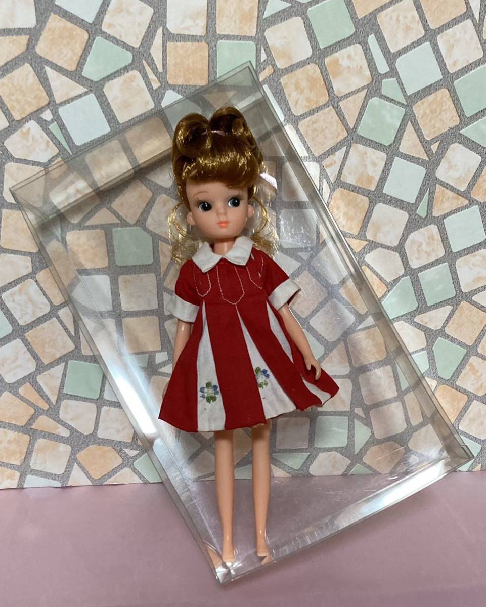 タカラ TAKARA 日本製 【 初代リカちゃん 復刻 人形 + dress hairbow お洋服 + パンツ ショーツ 】