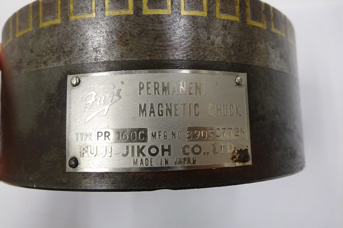FUJI 丸型永磁チャック PR160C 160mm 送料無料 FUJI 丸型永磁チャック PR160C 160mm 送料無料