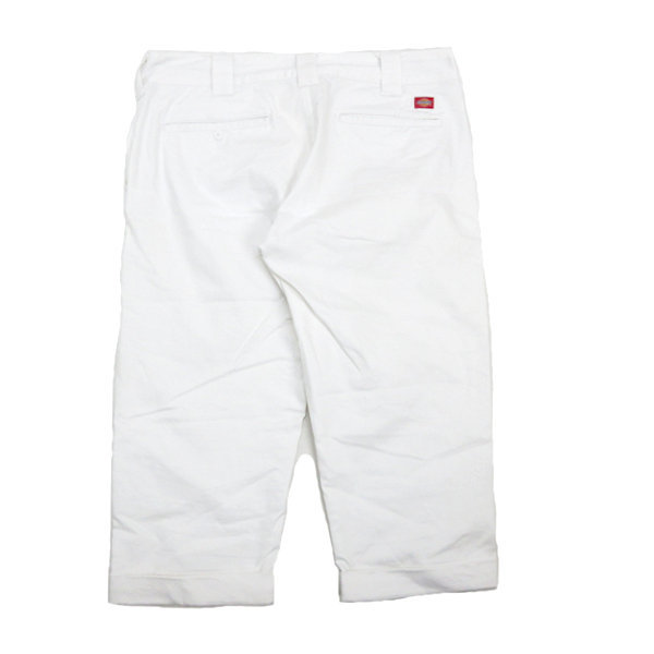 s■ディッキーズ/Dickies クロップドパンツ/ワークパンツ【XL】白/MENS/94【中古】_画像3