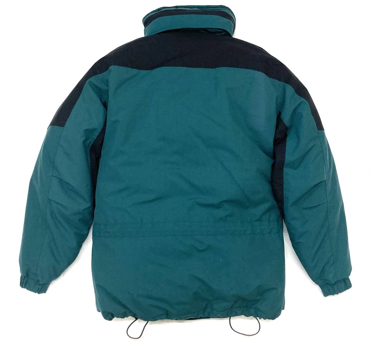90s L.L.bean Thinsulate ナイロンジャケット 緑黒 S LLビーン