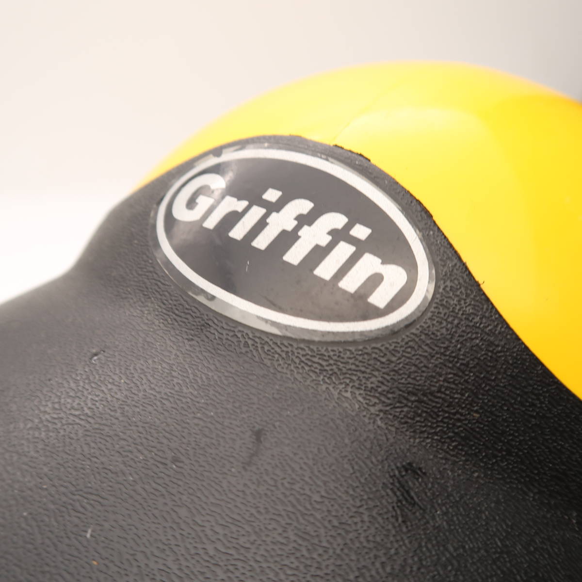 柔らかな質感の ビンテージヘルメット 黄 LINE PRO GRIFFIN 80s S