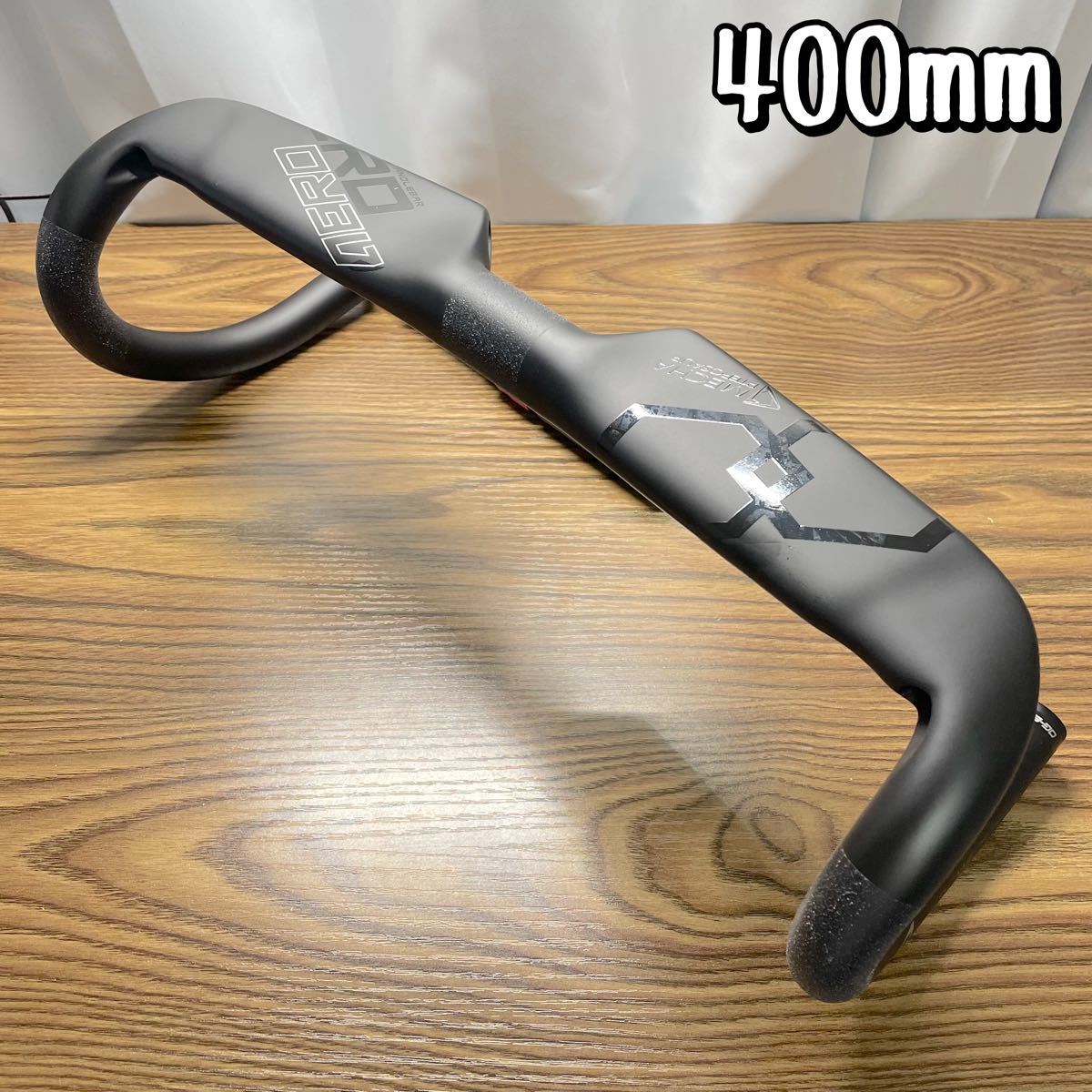 軽量 エアロ カーボン エアロハンドル ドロップハンドル 400mm