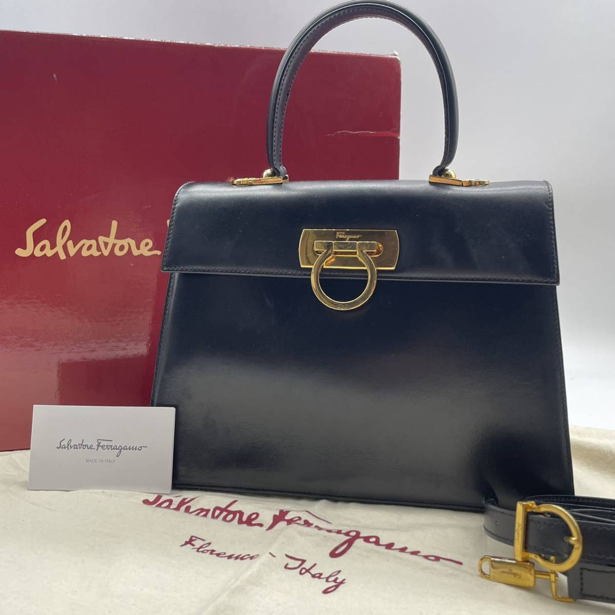 極美品 極希少 Salvatore Ferragamo サルヴァトーレフェラガモ