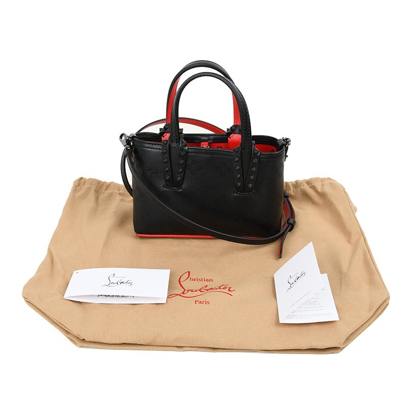 CHRISTIAN LOUBOUTIN クリスチャンルブタン Cabata N/S LOUBINTHESKY ナノショルダーバッグ イタリア正規品 3225080 CM53 新品_画像6