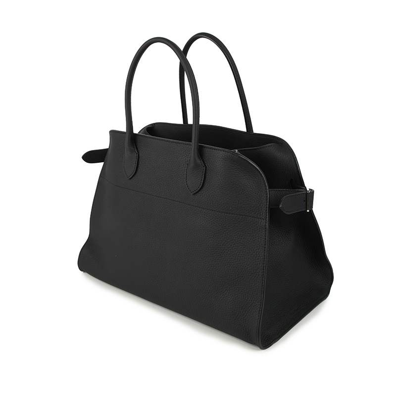 THE ROW ザロウ SOFT MARGAUX 15 マルゴー15バッグ BLACK PLD イタリア正規品 新品 W1255 L133_画像3