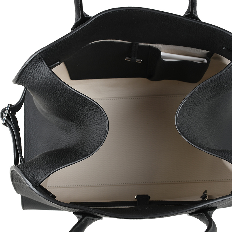 THE ROW ザロウ SOFT MARGAUX 15 マルゴー15バッグ BLACK PLD イタリア正規品 新品 W1255 L133_画像8