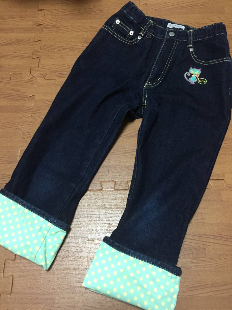 ヤフオク! - ANGEL BLUE エンジェルブルー デニムパンツ (七...