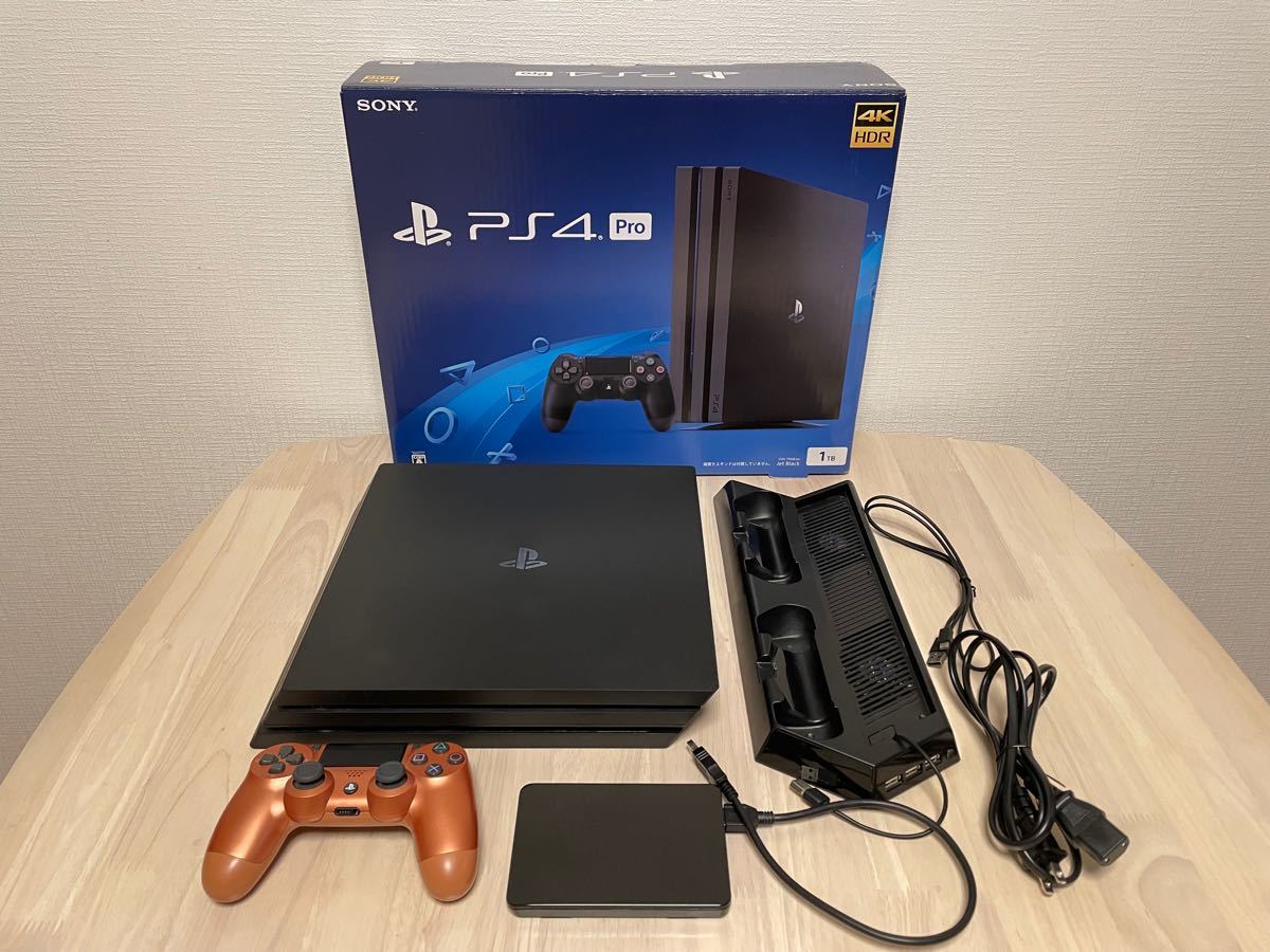 PS4 Pro 本体 SSD換装済 外付けHDD・縦置きスタンド付｜Yahoo!フリマ