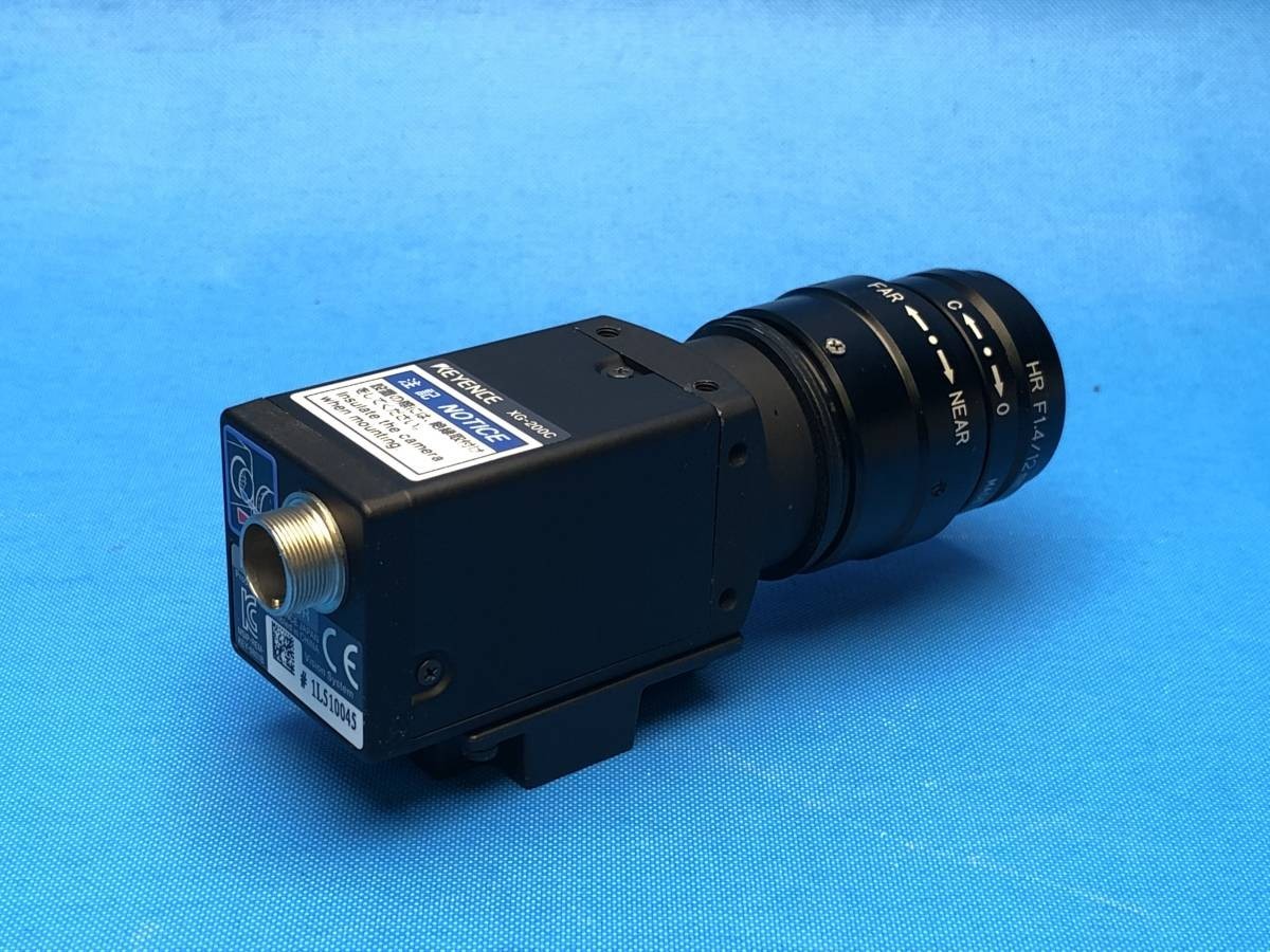 [CK9116] KEYENCE XG-200C デジタル200万画素カラーカメラ CA-LH12 高解像度 低ディストーションレンズ 12mm レンズ 動作保証