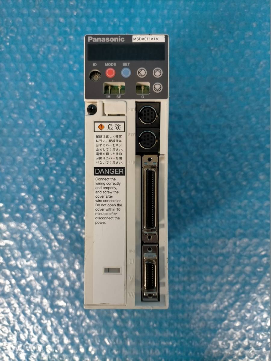 [CK10352] Panasonic AC SERVO DRIVER MSDA011A1A 未使用品 傷汚れあり 動作保証_画像1