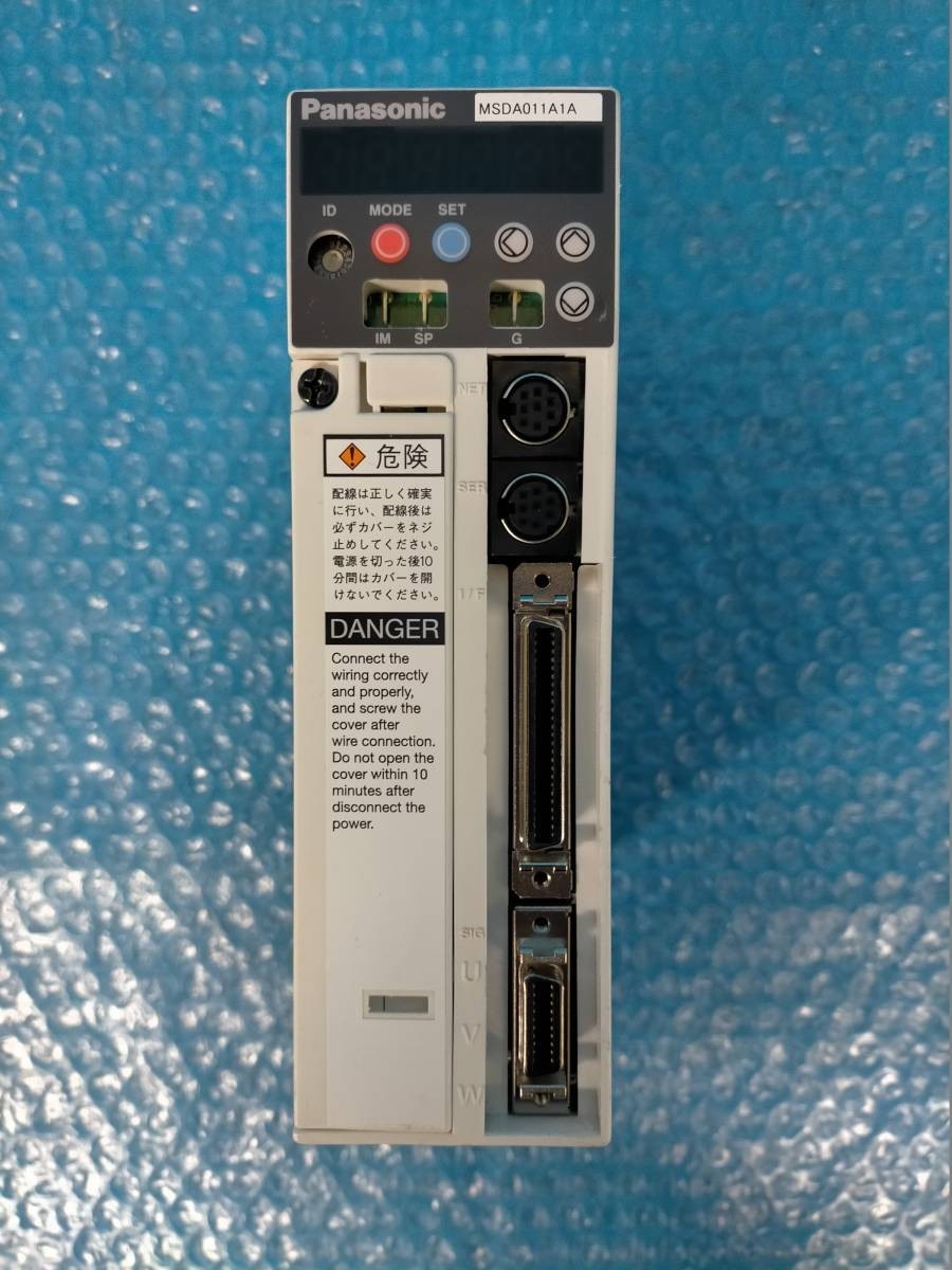 [CK10358] Panasonic AC SERVO DRIVER MSDA011A1A 未使用品 傷汚れあり 動作保証_画像1