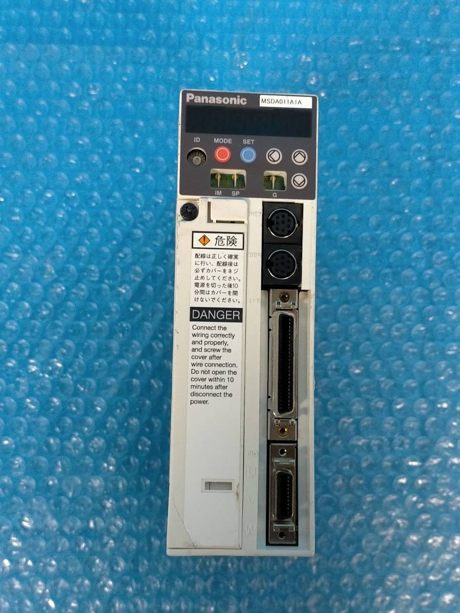 [CK10247] Panasonic AC SERVO DRIVER MSDA011A1A 動作保証