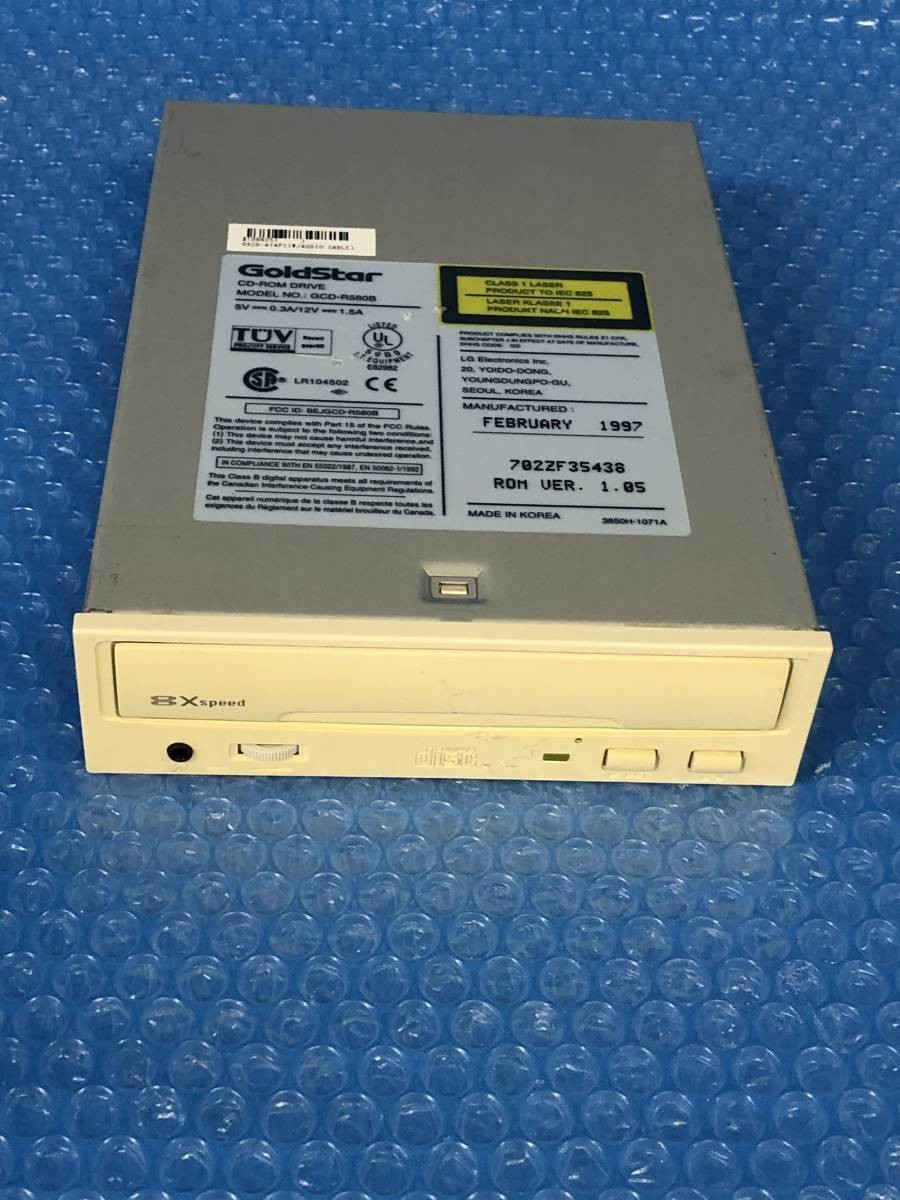 [P2372] Goldstar GCD-R580B 8x ATA CD-ROM ドライブ 動作保証_画像1