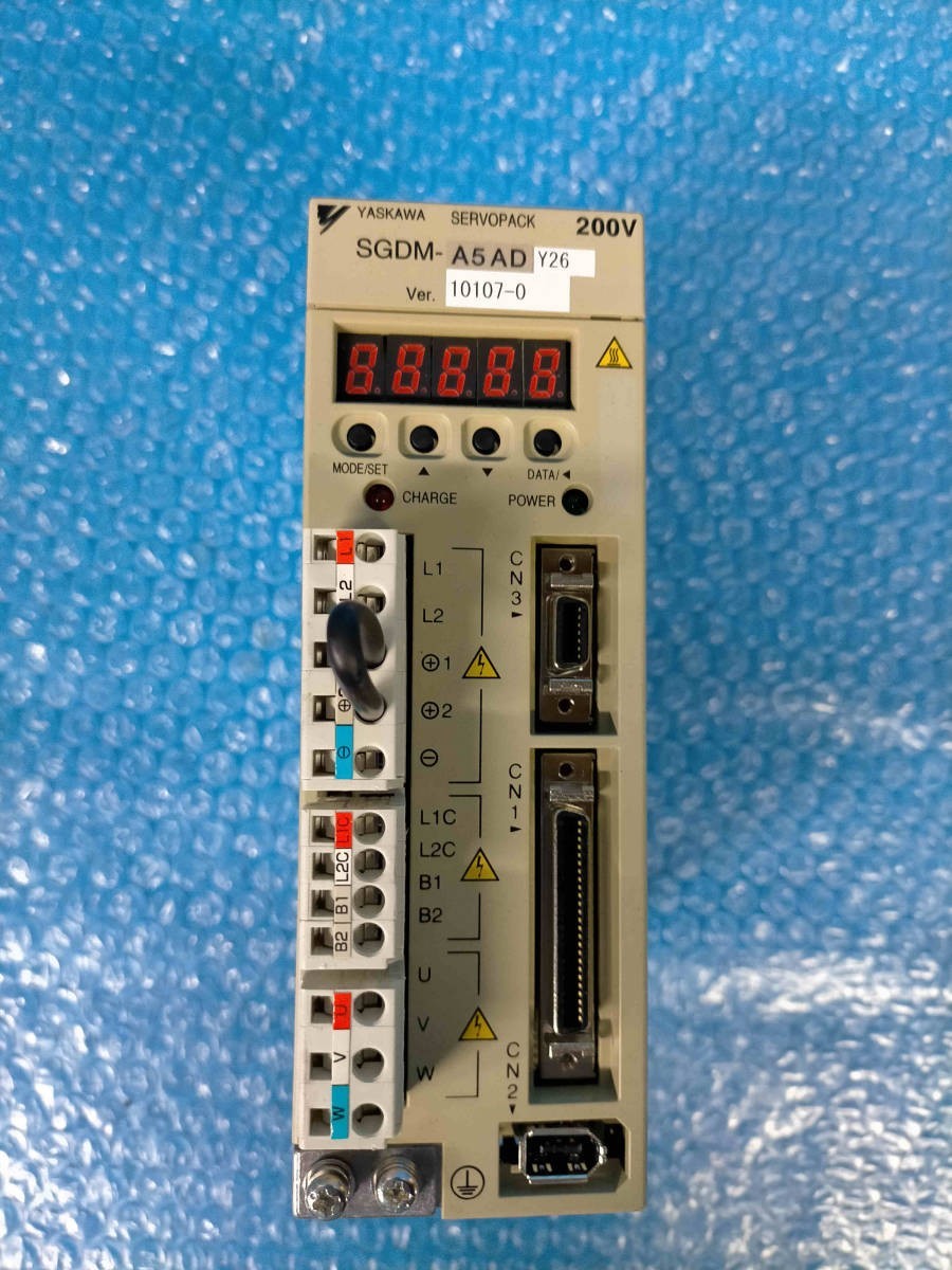 [CK6484] YASKAWA 安川電機 サーボパック SGDM-A5ADY26 動作保証
