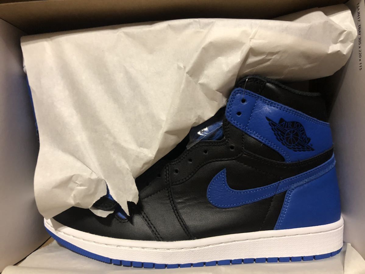 27 5cm】NIKE AIR JORDAN 1 RETRO HIGH OG ROYAL 黒タグ付き｜PayPayフリマ