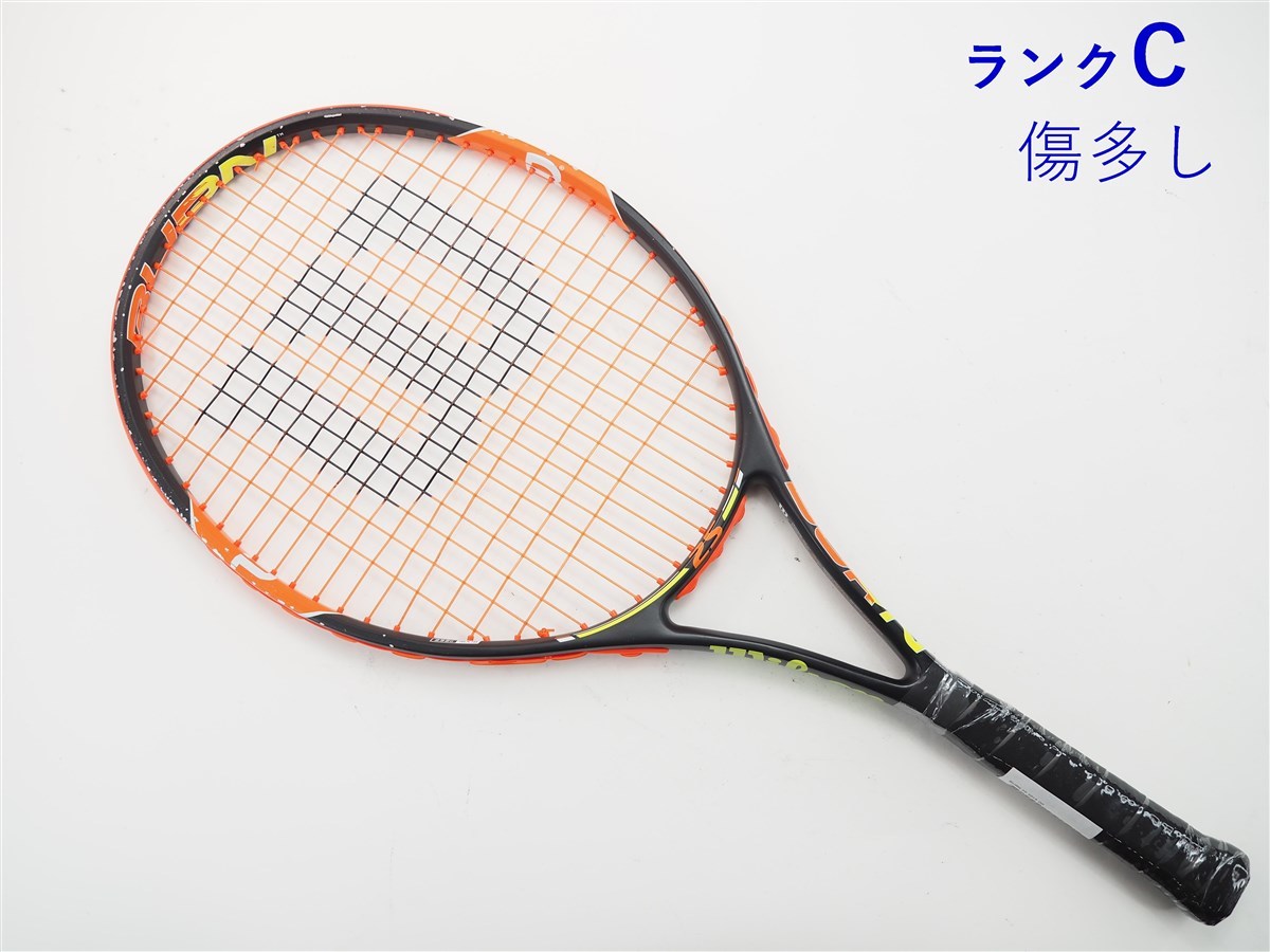 中古 テニスラケット ウィルソン バーン 25 2015年モデル【ジュニア用ラケット】 (G0)WILSON BURN 25 2015_画像1