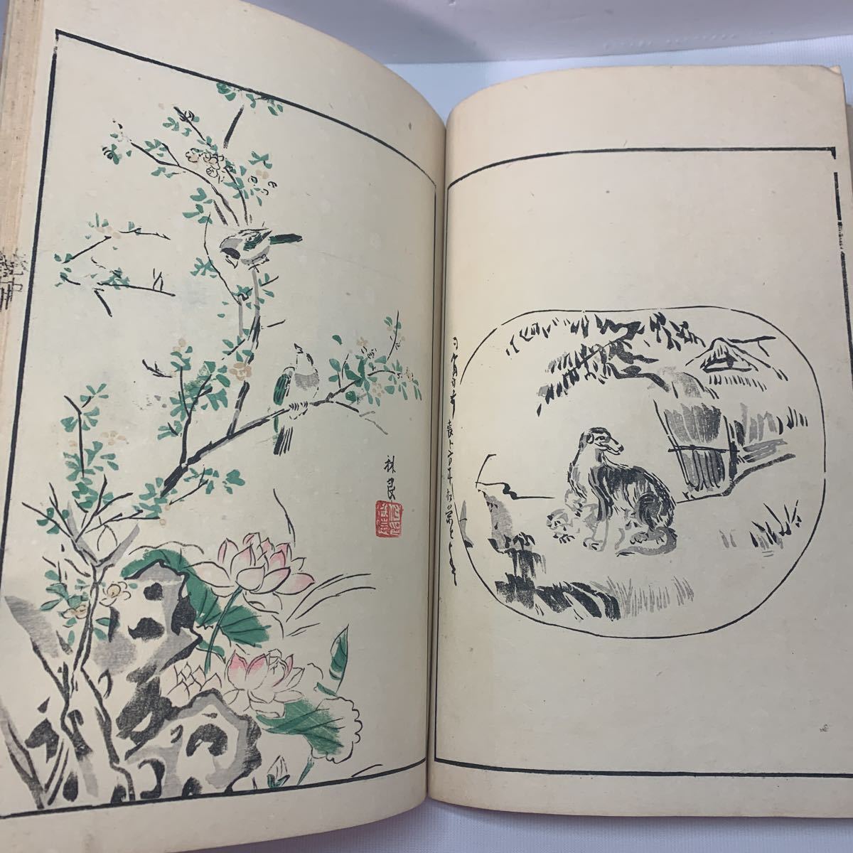 狩野探幽著狩野應信編纂『探幽縮図聚珍画譜』(2冊) 明治27年 狩野探幽著狩野應信編纂『探幽縮図聚珍画譜』(2冊) 明治27年