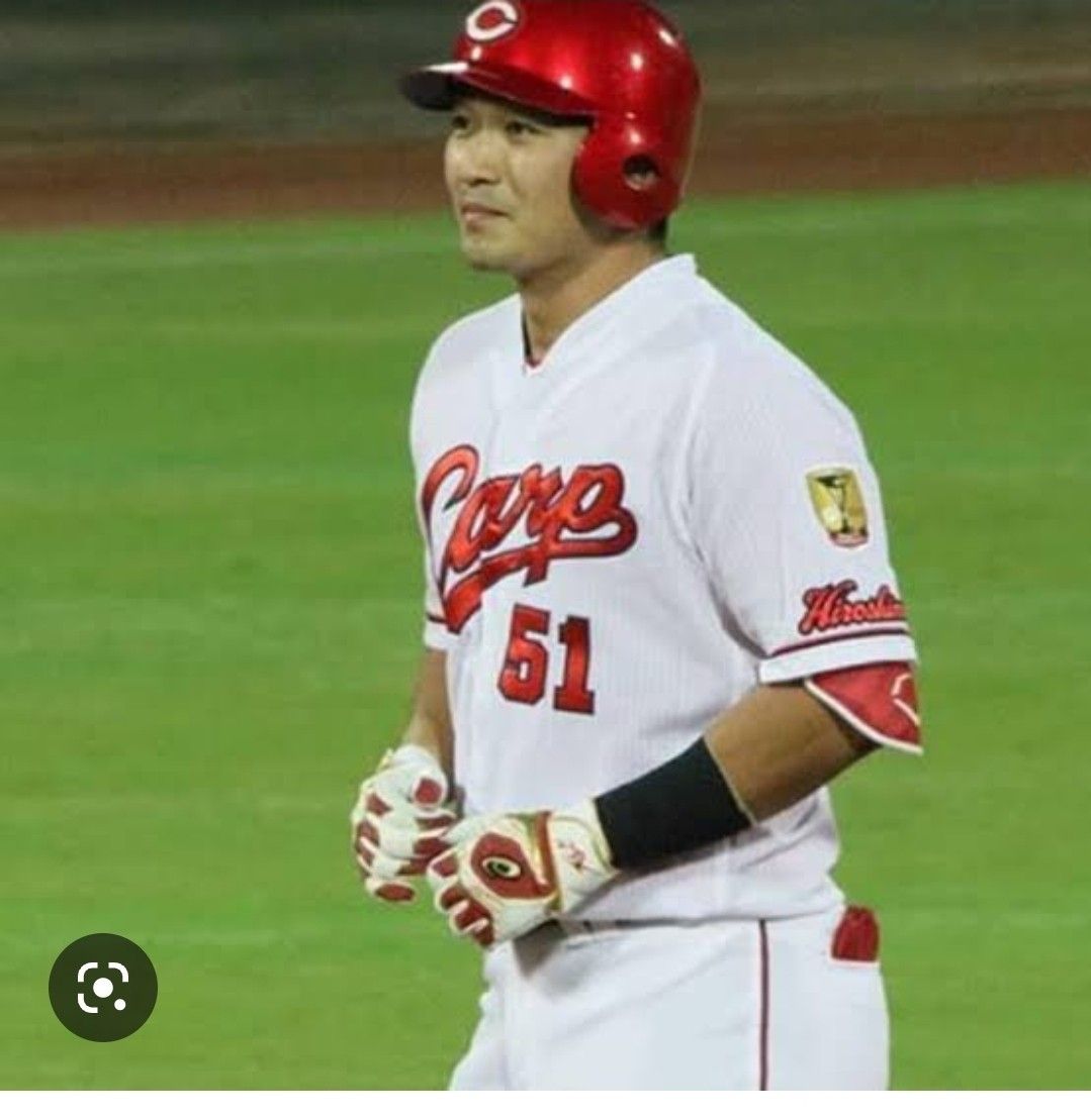 現在入手困難!鈴木誠也選手バッティンググローブ、アシックス 実使用