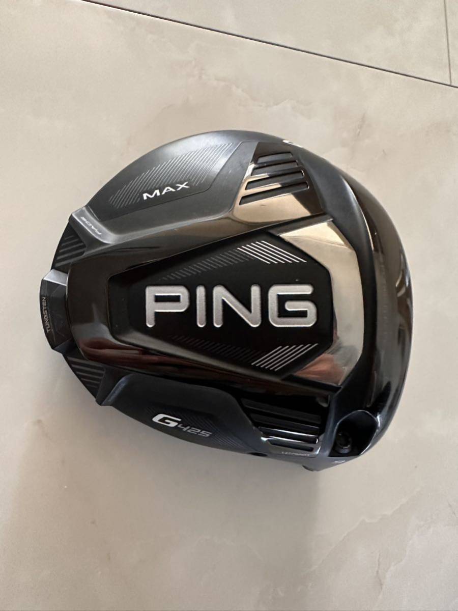 新品 9° ピン PING G425 MAX ヘッド+付属品 ドライバー-