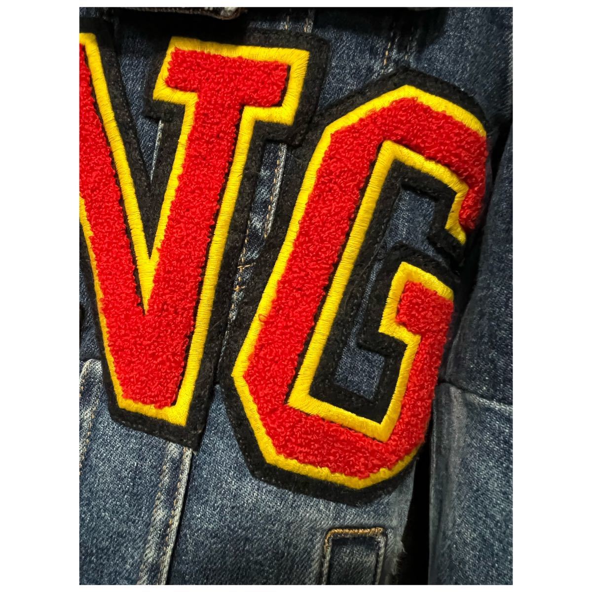 定価18万円 DOLCE&GABBANA 再構築デニムジャケット Gジャン 44
