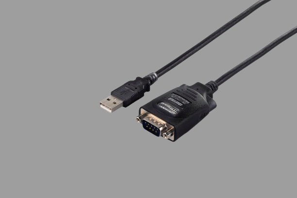 メーカー純正品[充電不要 1年保証] （まとめ） バッファロー USBシリアル変換ケーブル （A）オス-（D-Sub9pin）オス ブラックスケルトン  1m BSUSRC0610BS 1本 〔×2セット〕 PCケーブル、コネクタ