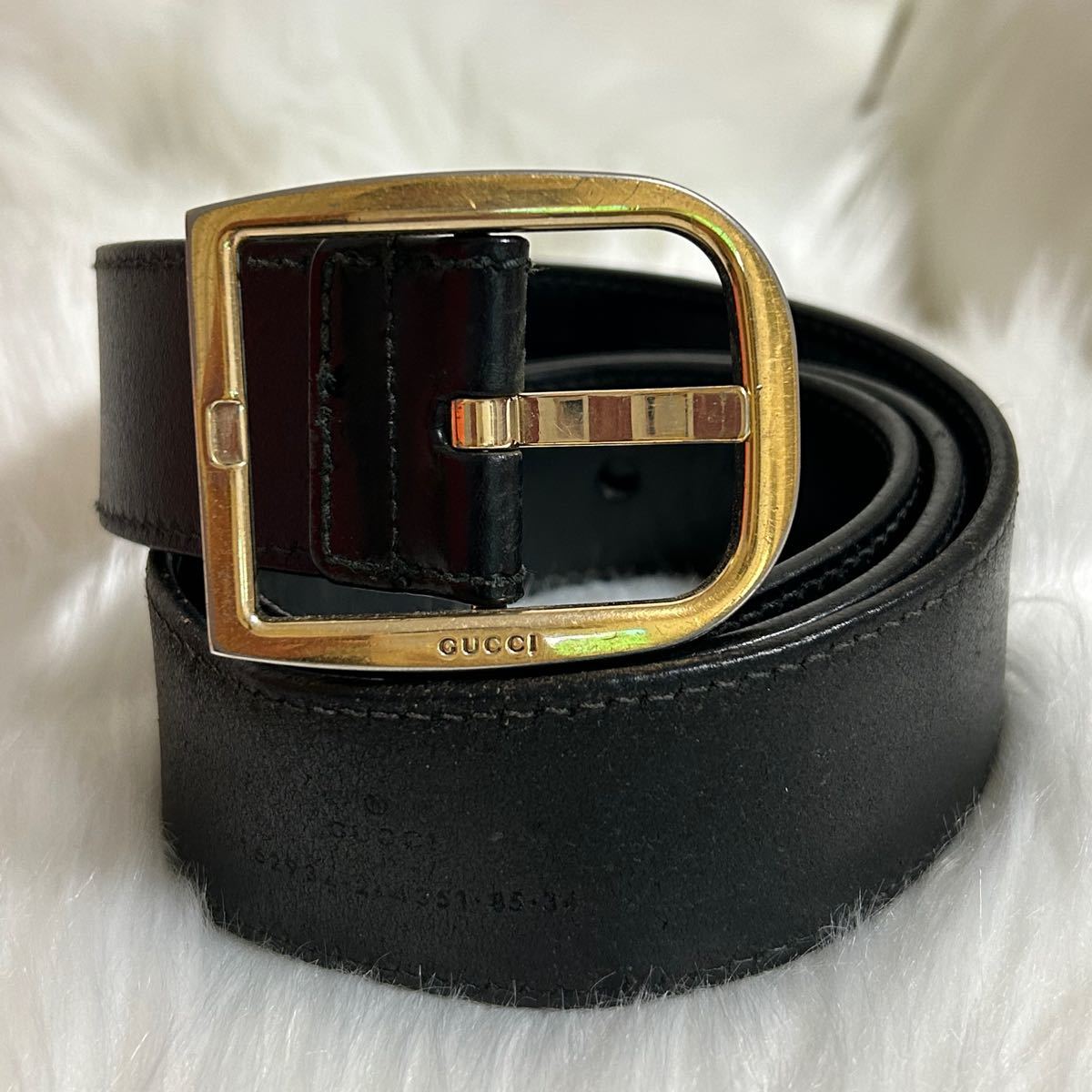 GUCCI☆グッチ☆ベルト☆レザー☆黒系 - fundacionatenea.org