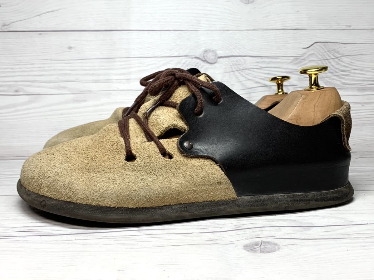 [ prompt decision ]BIRKENSTOCK Birkenstock 39 25cm black black beige montana Germany made sandals sneakers 