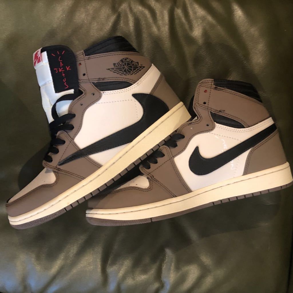 Buy Nike x TRAVIS SCOTT AIR JORDAN 1 HIGH OG TS SP x Travis Scott Air Jordan  1 High Cut Sneakers CD4487-100 Brown US9/27cm US9/27cm Brown from Japan -  Buy authentic Plus