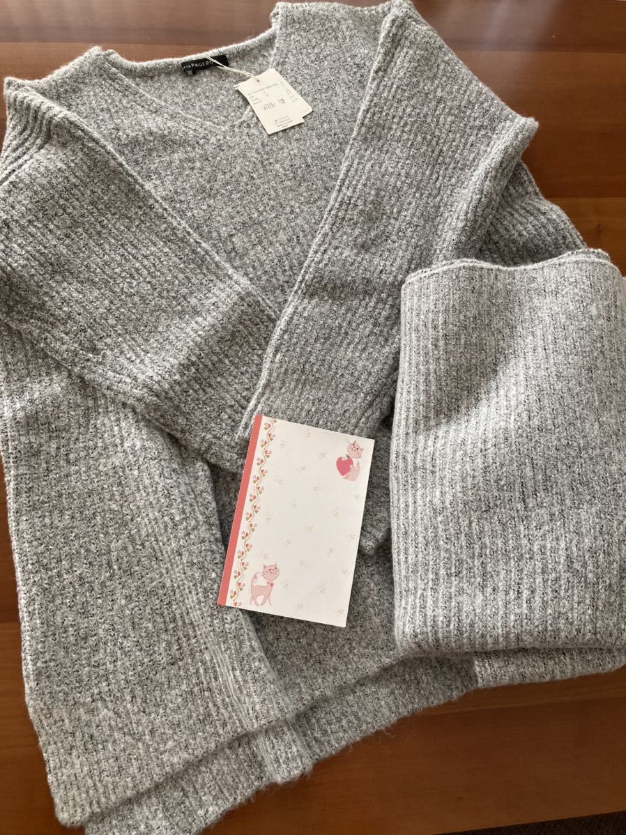 タグ付き PAGEBOY ページボーイ Aライン ニット ストール マフラー