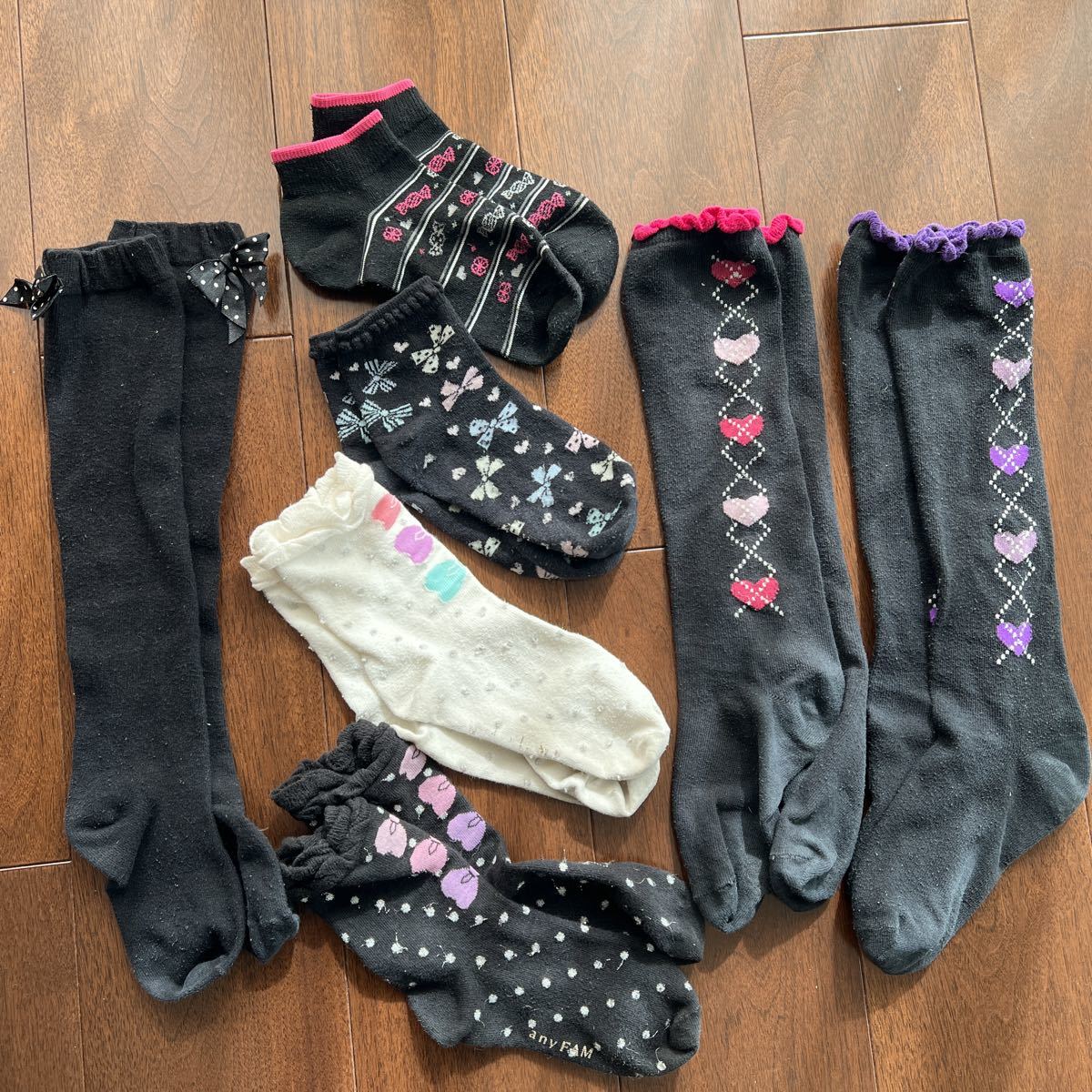 訳あり品送料無料 2.ハイソックス キッズ 女の子 靴下 15〜20㎝ millenniumkosovo.org