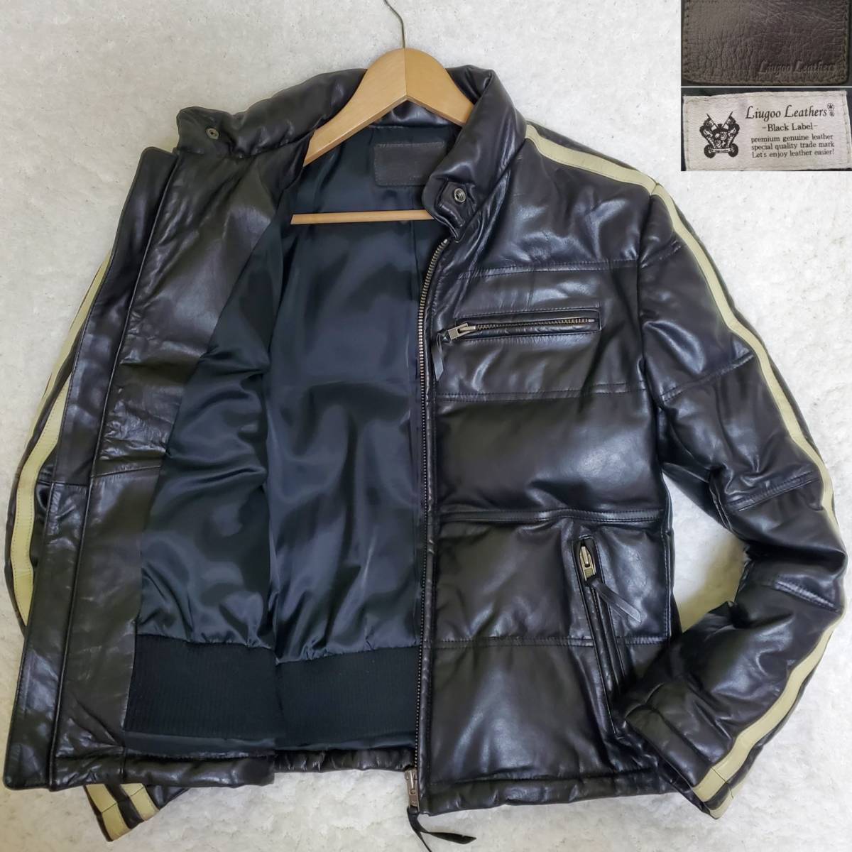 特価最安値 ヤフオク! - Liugoo Leathers リューグーレザーズ 馬革