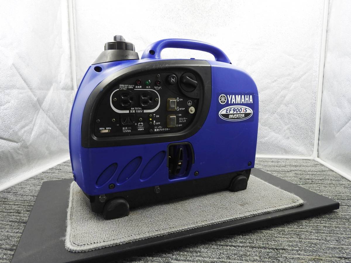 YAMAHA ヤマハ★インバーター発電機 EF900iS 0.9kVA 50/60Hz 軽量12.7kg ガソリン 外観良好★中古品 現状お渡し品「管理№KA2219」_画像1