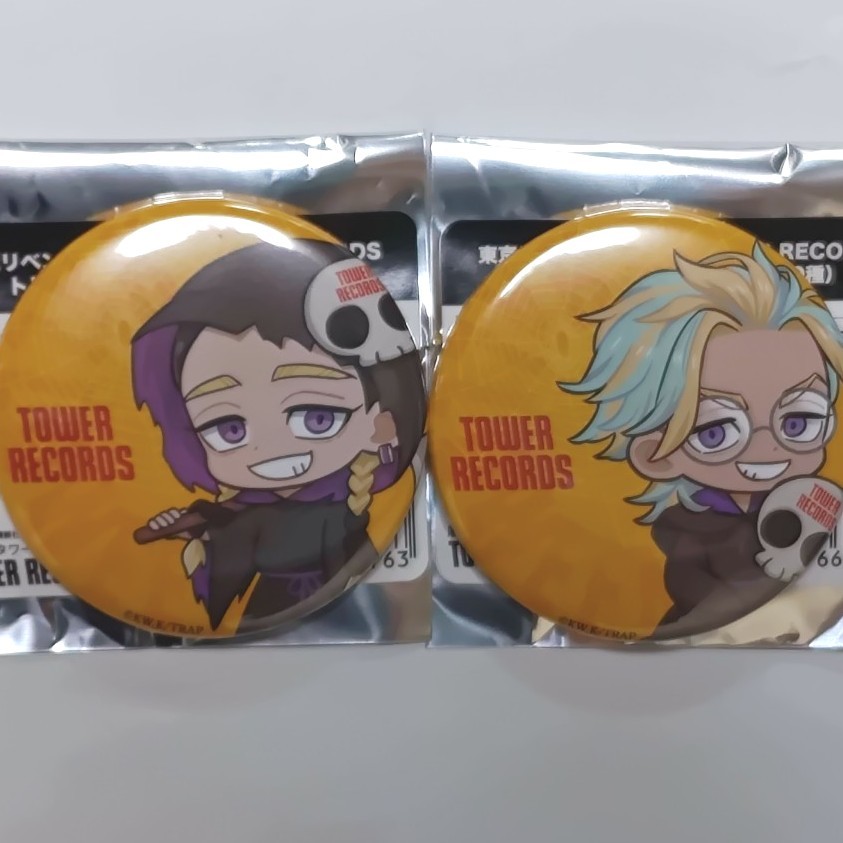 東京リベンジャーズ タワレコカフェ TOWER RECORDS缶バッジ 灰谷蘭 ...