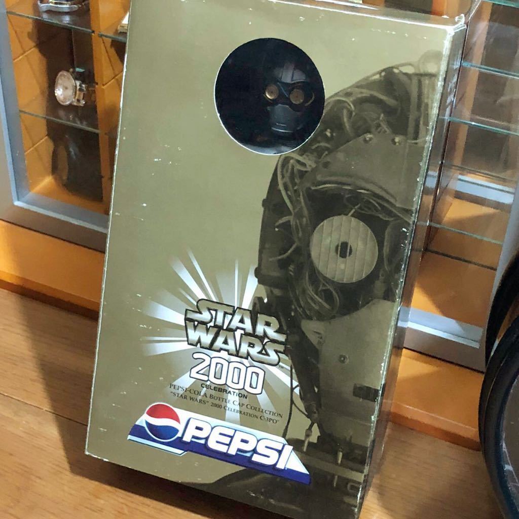 【即決】 C-3PO STAR WARS PEPSI BOTTLE CAP FIGURE ペプシスターウォーズ ボトルキャップコレクション2000 ボトルキャップフィギュア 中古
