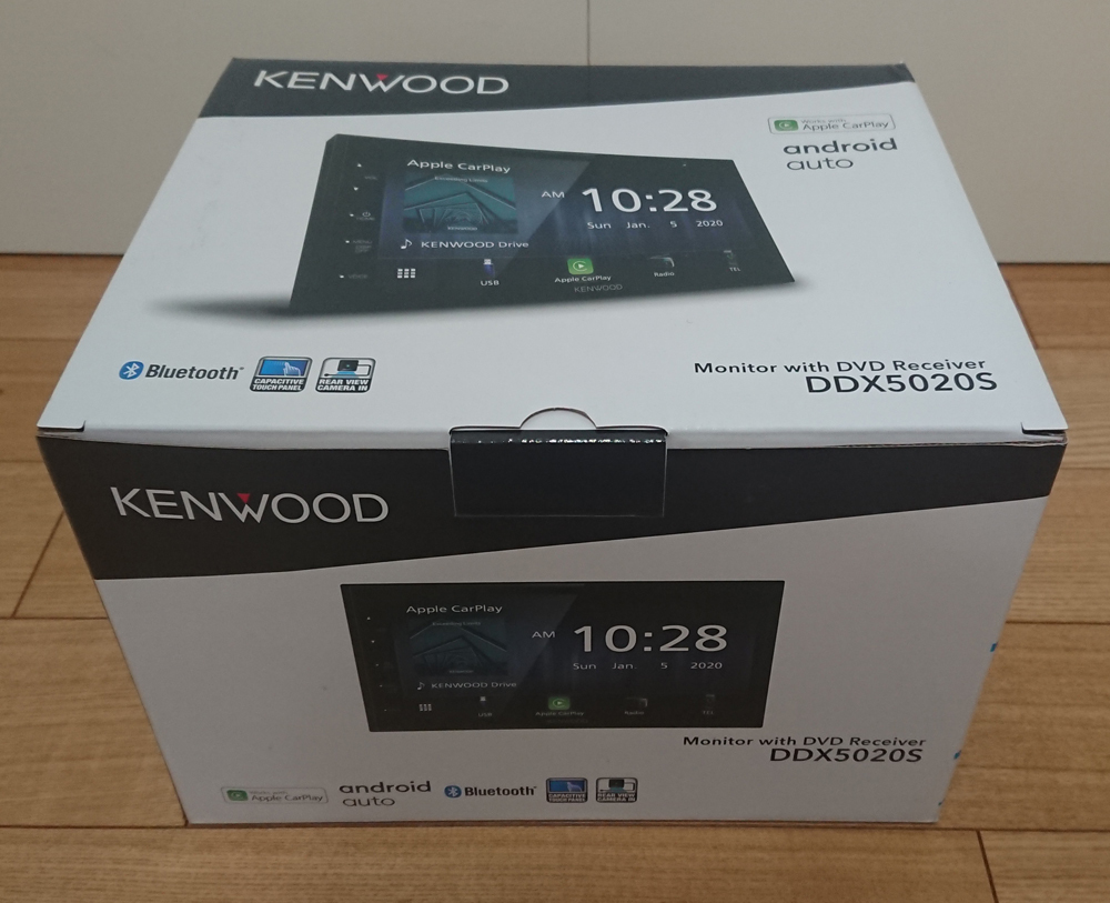 KENWOOD DDX5020S ケンウッド DVD CD USB Bluetooth レシーバー MP3 WMA AAC WAV FLAC Apple CarPlay Android Auto 対応 モニター 6.8v型