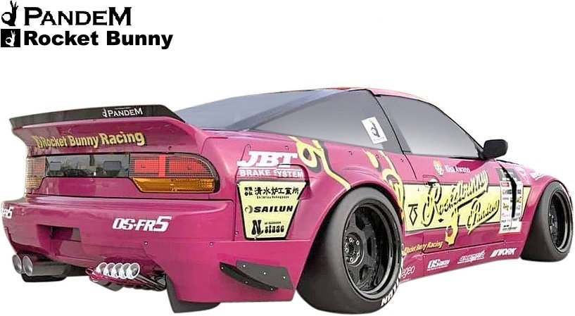 【M's】NISSAN 180SX RPS13 中期/後期 (1991y-1999y) Rocket Bunny PANDEM V3 ダックウイング ／／ パンデム ロケットバニー エアロ パーツ_画像5