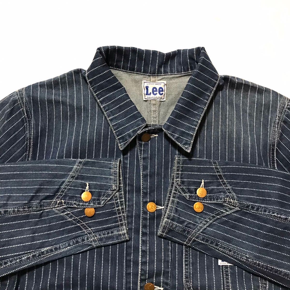 GLT027 Lee リー 101J ウォバッシュストライプ ワークジャケット GLT027 Lee リー 101J ウォバッシュストライプ ワークジャケット