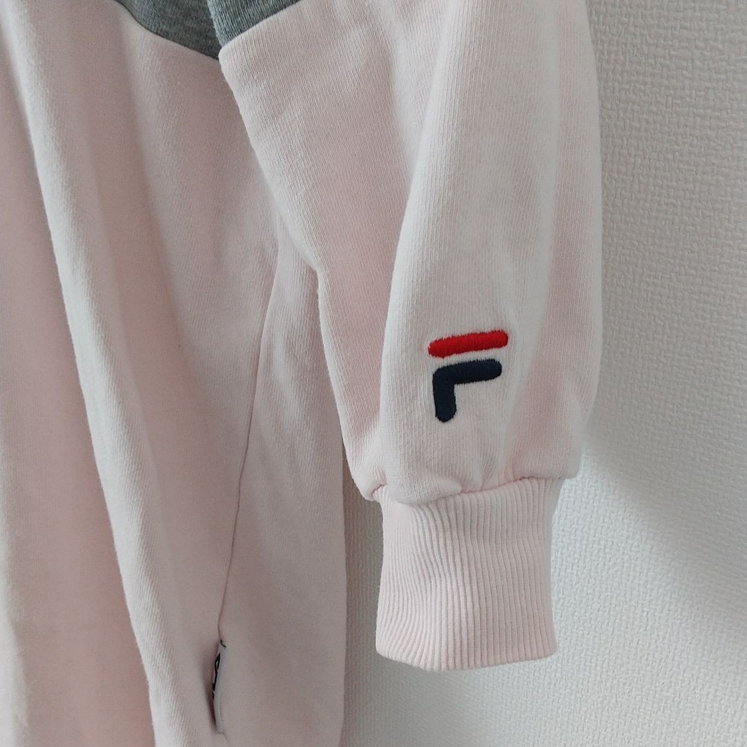 パーカーワンピース トップス ロング丈　ワンピース　FILA　フィラ　キッズ　110