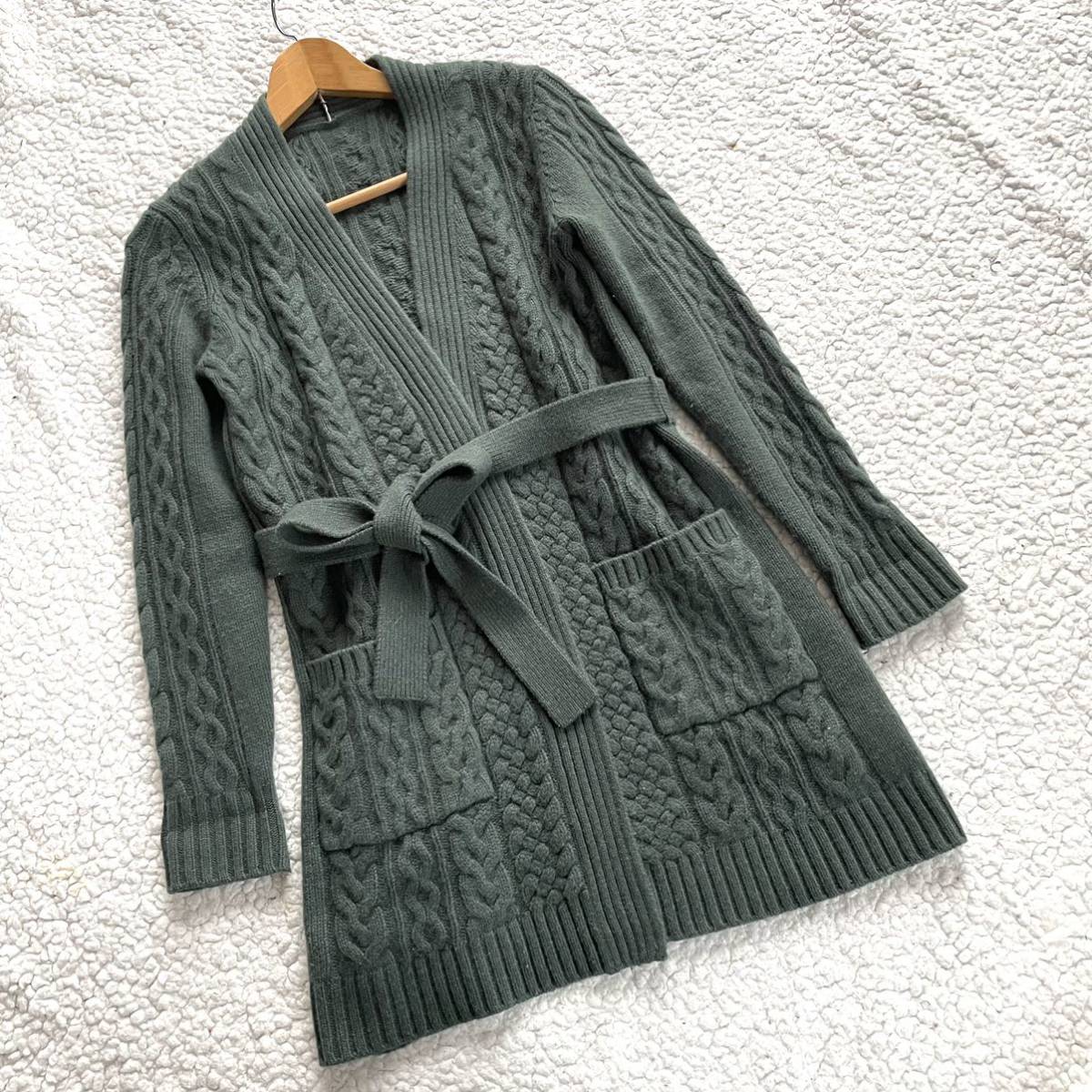 DAMA collection/ダーマコレクション カシミヤ 100% カーディガン 羽織 ロングカーディガン レディース