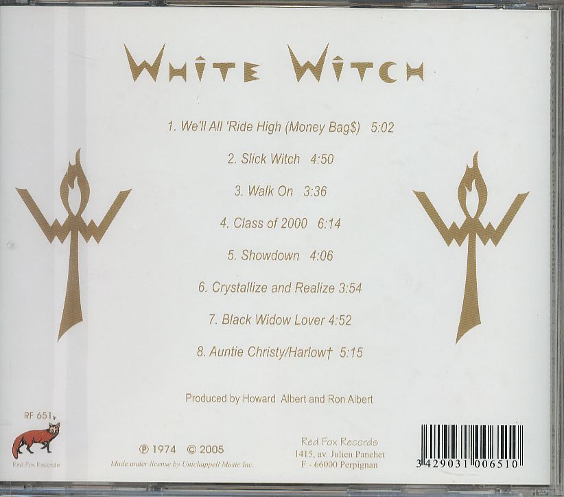 【新品CD】 White Witch / A Spiritual Greeting_画像2